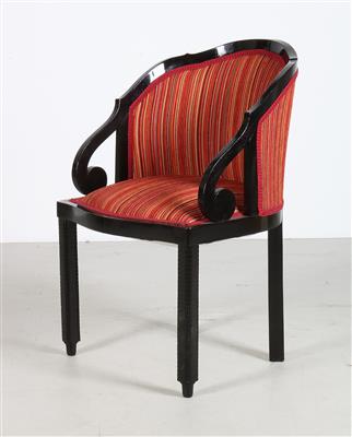 Halbfauteuil um 1925/30, - Möbel