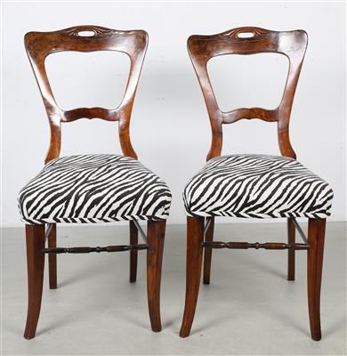 Paar späte Biedermeier Sessel, - Furniture
