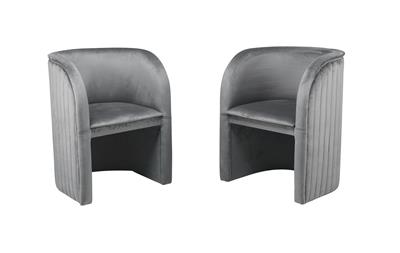 Paar Clubfauteuils, - Furniture