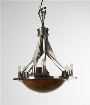 Funktionalistische Deckenlampe, um 1930, - Mobili