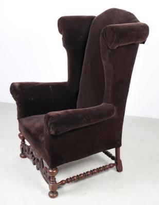 Ohrenbackenfauteuil, - Furniture