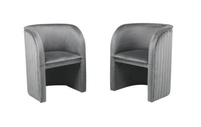 Paar Clubfauteuils, - Furniture