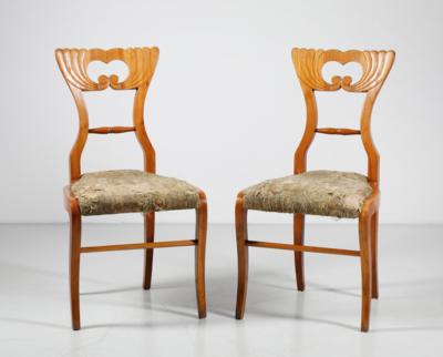 Paar Biedermeier Sessel, - Möbel