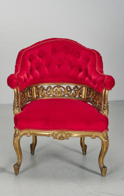 Ungewöhnlicher Historismus-Fauteuil, - Furniture