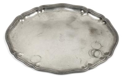 German tray, - Di provenienza aristocratica