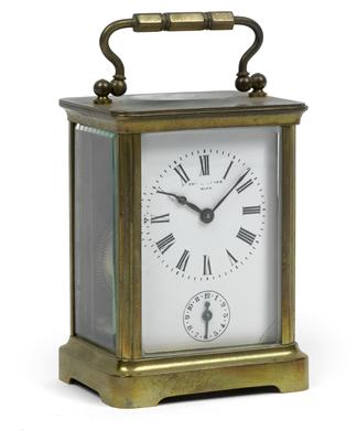French travel alarm clock "Franz Unden, Vienna" - Majetek aristokratického p?vodu a p?edm?ty  d?ležitých proveniencí