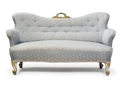 Neo-Baroque Settee, - Majetek aristokratického p?vodu a p?edm?ty  d?ležitých proveniencí