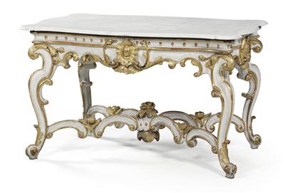 Neo-Baroque table, - Majetek aristokratického p?vodu a p?edm?ty  d?ležitých proveniencí