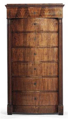 Biedermeier chest of drawers, - Di provenienza aristocratica