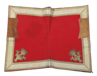 Saddle blanket, - Di provenienza aristocratica