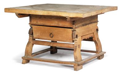 A rustic table, known as a ‘Jogltisch‘, - Rustic Furniture