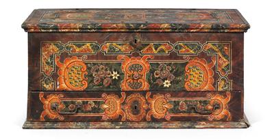 A small Upper Austrian rustic chest, - Rustic Furniture