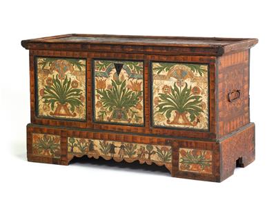 An Upper Austrian rustic chest, - Rustikální nábytek