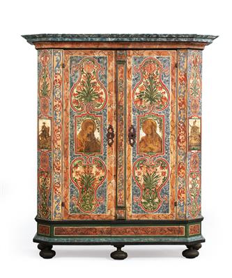 An Upper Austrian rustic cabinet, - Mobili rustici