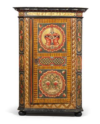 An Upper Austrian rustic cabinet, - Rustic Furniture