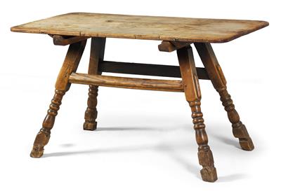 A rectangular rustic table, - Rustic Furniture