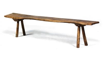 A narrow rustic bench, - Mobili rustici