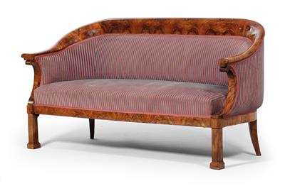 Biedermeier sofa, - Furniture and decorative art