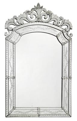 Large wall mirror, - Mobili e arti decorative