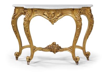Baroque style console table, - Mobili e arti decorative