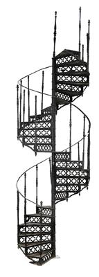 Rare historicist spiral staircase, - Furniture and decorative art