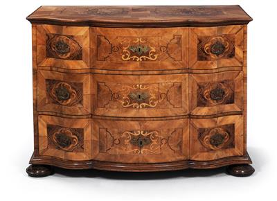 Baroque chest of drawers, - Mobili e tappeti