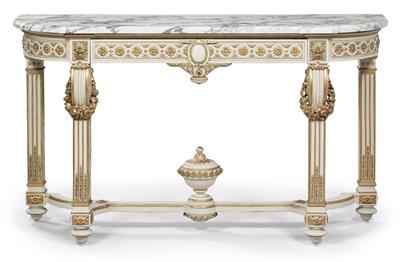Broad Neo-Classical console table, - Furniture, carpets