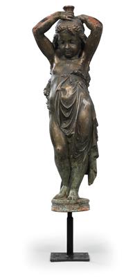 Fountain figure of a girl, - Mobili e tappeti