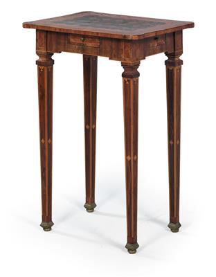 Fine Neo-Classical side table or games table, - Mobili e tappeti