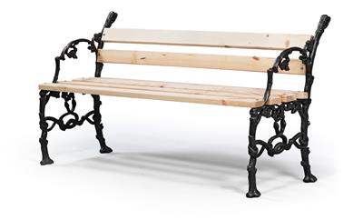 Garden bench, - Mobili e tappeti