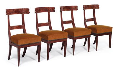 Set of four chairs, - Nábytek, koberce