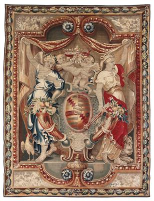 A Chancellerie Portiere Tapestry, Gobelins Manufactory, Paris