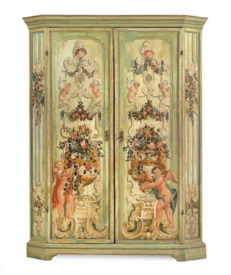 Large corner cupboard - Di provenienza aristocratica