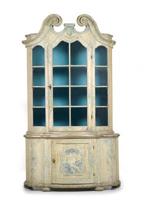 Large Italian vitrine on cupboard - Property from Aristocratic Estates and Important Provenance