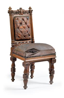 Interesting Historismus chair, - Di provenienza aristocratica