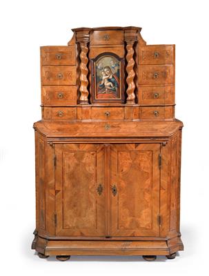 Small baroque tabernacle, - Majetek aristokratického původu a předměty  důležitých proveniencí