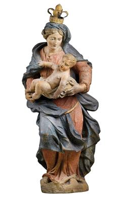 Masterly sandstone madonna, - Property from Aristocratic Estates and Important Provenance