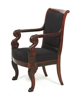 Arm chair, - Furniture