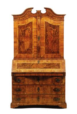 Baroque bureau cabinet, - Furniture