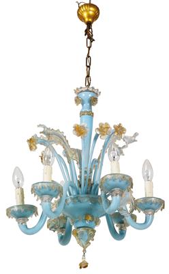 Glass chandelier, - Furniture