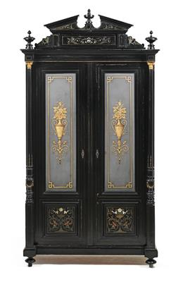 Makart style cabinet or vitrine, - Furniture