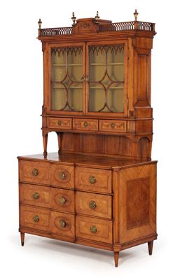 Neo-Classical cabinet on chest, - Furniture