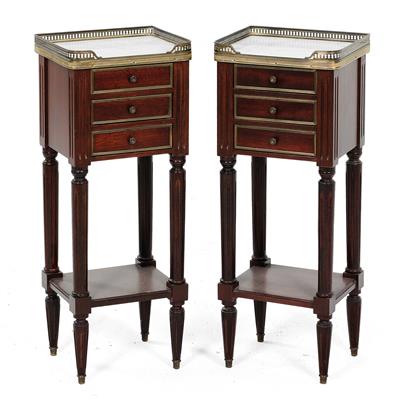Pair of side tables, - Mobili
