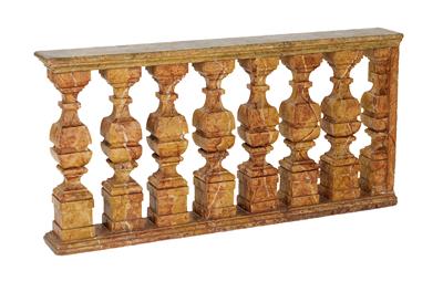 Section of a balustrade, - Mobili rustici
