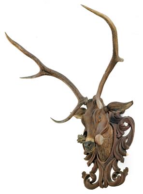 Baroque deer head, - Rustikální nábytek