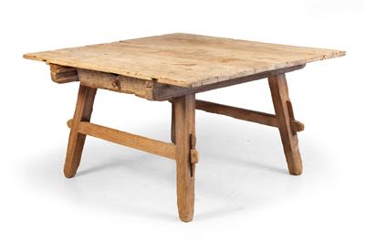 Large rustic work table, - Rustic Furniture