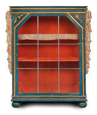 Half-height vitrine, - Rustikální nábytek