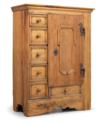 Half-height rustic cabinet, - Rustikální nábytek