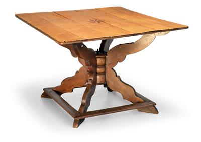 Cross table, - Mobili rustici