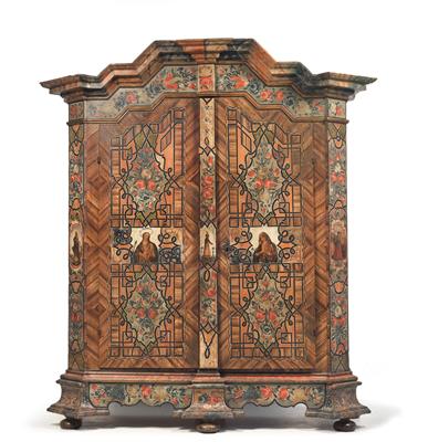 Upper Austrian rustic cabinet, - Rustikální nábytek